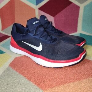 Nike Free TR 8 Patriots Mens Navy Blue Red Training Shoe Size 14